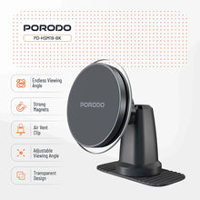[PD-HSM19-BK] Porodo Magsafe Magnetic Air Vent & Dash Mount - Black