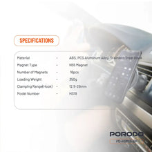 [PD-HSM19-BK] Porodo Magsafe Magnetic Air Vent & Dash Mount - Black