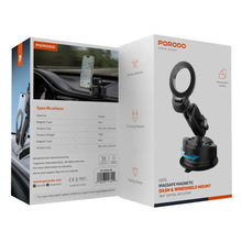 [PD-HSM15-BK] Porodo Magsafe Magnetic Dash & Windshield Mount - Black