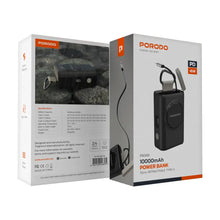 [PD-PBFCH068-BK] Porodo Power Bank PB068 10000mAh - Black