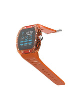 SW01 Lucid Smart Watch with Water Resistant, NFC Payment, and Sleep, Heart Rate, Pressure, and Oxygen Monitoring - Orange