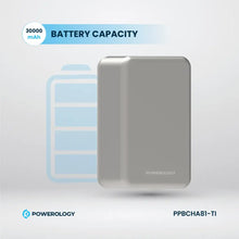 [PPBCHA81-TI] Powerology 30000mAh MagSafe Aluminum Power Bank (Titanium)