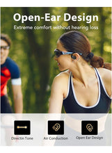 Open Ear Headphones, Workout Earphones with Ear Hook, Air Conduction, Feather-like Wearing, Big Driver Enhanced Bass, Bluetooth 5.4, Clear Calls, for Workout Sports