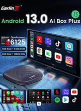 Carlinkit CarPlay AI Box Android 13 4+64GB/8+128GB TV Wireless CarPlay And Android Auto SDM6125 4G LTE Netflix YouTube Google Play IPTV FOTA