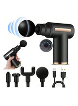 BORTONY Massage Gun Fascial Gun Muscle Massager Deep Tissue Percussion Massager Body Relax Pain Relief Electric Therapy Gun for Fitness Relaxer