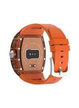 SW01 Lucid Smart Watch with Water Resistant, NFC Payment, and Sleep, Heart Rate, Pressure, and Oxygen Monitoring - Orange