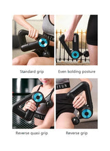 BORTONY Massage Gun Fascial Gun Muscle Massager Deep Tissue Percussion Massager Body Relax Pain Relief Electric Therapy Gun for Fitness Relaxer