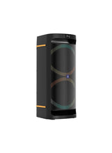 SP02 SoundBox Party Speaker including Remote Control and Wireless Microphone with High-Power Wireless Bluetooth Connection