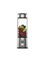 BlendMaster Portable Blender & Powerful Ice-Crushing Blades, 450ml, Safety Lock, Rechargeable Battery, Shock Resistant Glass, Self-Cleaning Functionality