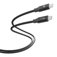 [PCAB029GY] Powerology Power Sync Weave 240W USB-C to USB-C 2m Cable - Gray