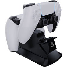 GameSir Dual Controller Charging Station with LED Indicator, Quick Charging Cable Power Dock for PS5 Game Controller - Black