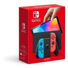Nintendo Switch OLED Neon Joy-Con Console - Red / Blue