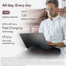 ASUS Zenbook 14 OLED Laptop - AMD Ryzen R7-8840HS, 16GB RAM, 1TB SSD, AMD Radeon Graphics, 14-inch FHD OLED, Windows 11 Home - Jade Black