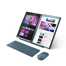 Lenovo Yoga Book 9 Convertible Laptop Notebook - Intel Core Ultra 7 155U, 16GB RAM, 1TB SSD, Intel Graphics, 2X 13.3-Inch 2.8K OLED 400nits, Windows 11 (Arabic/English) - Tidal Teal