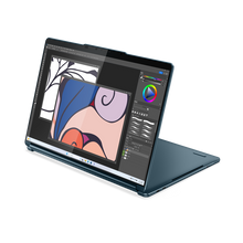 Lenovo Yoga Book 9 Convertible Laptop Notebook - Intel Core Ultra 7 155U, 16GB RAM, 1TB SSD, Intel Graphics, 2X 13.3-Inch 2.8K OLED 400nits, Windows 11 (Arabic/English) - Tidal Teal
