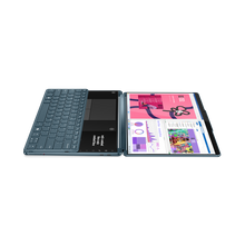 Lenovo Yoga Book 9 Convertible Laptop Notebook - Intel Core Ultra 7 155U, 16GB RAM, 1TB SSD, Intel Graphics, 2X 13.3-Inch 2.8K OLED 400nits, Windows 11 (Arabic/English) - Tidal Teal