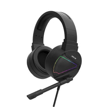 Green Lion GP27X Gaming Headphone with Noise Canceling Microphone, Hight Definition Audio, 3 Color Lights, 3.5mm Audio Jack, 360° Free Bending, Comfortable to Wear - Black