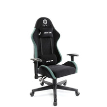 Green Lion ERGO X GCX44 Gaming Chair with Built-in Lumbar Arch, 121-131cm Height, Adjustable 2D Armrests, 360° Swivel Wheels, Removable Neck Pillow, 155° Backrest Recline - Green