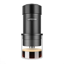 LePresso Professional Hand-Press Espresso Maker with 9 Bar Pump Pressure, Standard 51mm Portafilter, 80mL Water Tank Capacity, 15-18g Coffee Powder Capacity, 304 Stainless Steel & Aluminum Alloy Materials, Travel-Friendly Design, 2 Cups of Espresso - Black