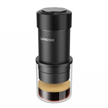 LePresso Professional Hand-Press Espresso Maker with 9 Bar Pump Pressure, Standard 51mm Portafilter, 80mL Water Tank Capacity, 15-18g Coffee Powder Capacity, 304 Stainless Steel & Aluminum Alloy Materials, Travel-Friendly Design, 2 Cups of Espresso - Black