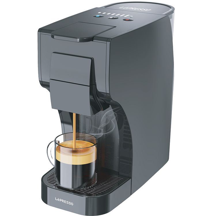 LePresso Trezza Multi-Capsule Coffee Machine with 1350W Rated Power, 1L Water Tank Capacity, 20 Bar Pump Pressure, 220-240V Rated Voltage, 50/60Hz Rated Frequency, Automatic Shutdown, Multi-Capsule Support - Black