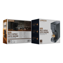 LePresso Trezza Multi-Capsule Coffee Machine with 1350W Rated Power, 1L Water Tank Capacity, 20 Bar Pump Pressure, 220-240V Rated Voltage, 50/60Hz Rated Frequency, Automatic Shutdown, Multi-Capsule Support - Black