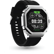 Porodo FitPulse Pro Smartwatch with 1.43-inch AMOLED Display, 466 x 466 pixels Resolution, Up to 7 Days Working Time, 400mAh Battery Capacity, 128MB Flash Memory, Bluetooth Version 5.2, IP68 Water Resistance Level - Black / Silver