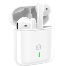 Porodo Soundtec PopWave True Wireless Deep Bass Earbuds with Voice Assistant, 200mAh Charging Case & 25mAh Earbuds Battery, Up to 4 Hours Working Time, 13mm Powerful Driver, Touch Control - White