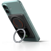 Porodo Qi2 Wireless 10000mAh Power Bank with Real-Time TFT Smart Display, Type-C Input & Output, 20W PD Fast Charging, 15W Wireless Charging, 2.5W Max Smartwatch Charging Output, 360° Rotating Ring Stand - Dark Gray
