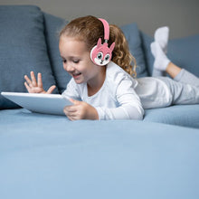 Green Lion GK-500 Kids Wireless Headphones with Padded Ear Cushions, Bluetooth Version 5.4, 200mAh Battery Capacity, 20 Hours Play Time, PP & ABS Material, Type-C Charging Port, 1.5 Hours Charging Time, Child-Safe Sound - Pink