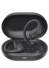Open-Ear Wireless Earbuds with 64H Playtime, 8.5H Single Charge, Bluetooth 5.4, Dual ENC Mics for Clear Calls, 14.2mm Drivers, IPX5 Waterproof, Type-C Charging, Hall Switch Auto Pairing, Lightweight Secure Fit for Workouts, Travel, Music, and More (Black)