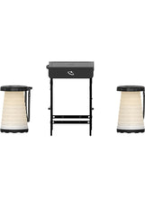 Goaltage TBL01 LightFold Camping Table with 3-Lighting Modes, Adjustable Height, Latch Lock, Waterproof and Foldable Design