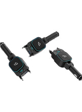 Goaltage FMTR02 PowerTune Pro Bluetooth FM Transmitter with Built-In Cables, Multi-Format Support, Safety Protection, Fast Charging, Hands-Free Calling and Wide Compatibility