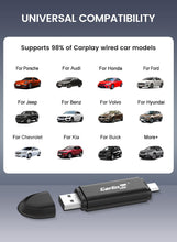 MINISE Wireless CarPlay Adapter USB-A/C for iPhone Convert Wired to Wireless Carplay Fast-Connect Plug&Play FOTA