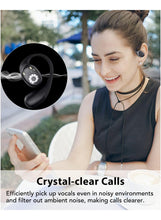Open Ear Headphones, Workout Earphones with Ear Hook, Air Conduction, Feather-like Wearing, Big Driver Enhanced Bass, Bluetooth 5.4, Clear Calls, for Workout Sports