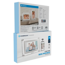 [PSM019WH] Powerology 7'' Smart Frame Digital Photo Display - White