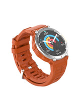SW02 Vintage Smart Watch with Water Resistant, NFC Payment, and Sleep, Heart Rate, Pressure, and Oxygen Monitoring - Orange