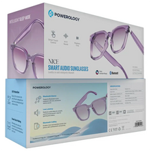 [PWHY1009PL] Powerology Nice Smart Audio Sunglasses - Purple