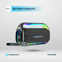 [PWLAU012] Powerology Deep Bass Party Speaker - Black