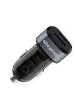 CH11 PowerDrive 48W Car Charger with Safety Protection and Dual-Port Functionality