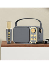 YS103 Wireless Bluetooth Portable Speaker With 1Piece Mic-Black