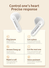 ZIPFORCE True Wireless Earbuds, In-Ear Bluetooth 5.3 Headphones 4-Mics ENC Clear Call, Bluetooth Earbuds Touch Control 40 Playtime, IPX6 Waterproof TWS, Light-Weight Earphones