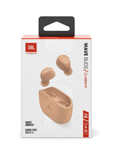 Wave Buds True Wireless Earbuds Deep Bass Comfortable Fit 32H Battery Smart Ambient Technology Hands Free Call Water And Dust Resistant Beige