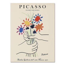 Poster Picasso Matisse Museum Abstrakt Retro Porträt