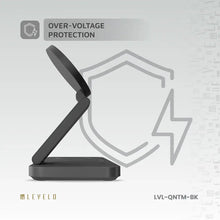 Levelo Quantum 3 in 1 Wireless Charger - Black