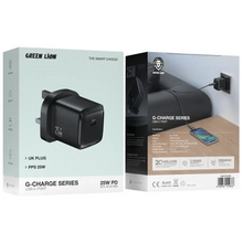 Green Lion G-Charge Series USB-C Port Wall Charger 25W PD - Black