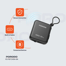 [PD-PBFCH064-BK] Porodo 4G LTE | WiFi 6 Pocket Router - Black