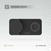 Levelo Quantum 3 in 1 Wireless Charger - Black