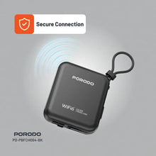 [PD-PBFCH064-BK] Porodo 4G LTE | WiFi 6 Pocket Router - Black